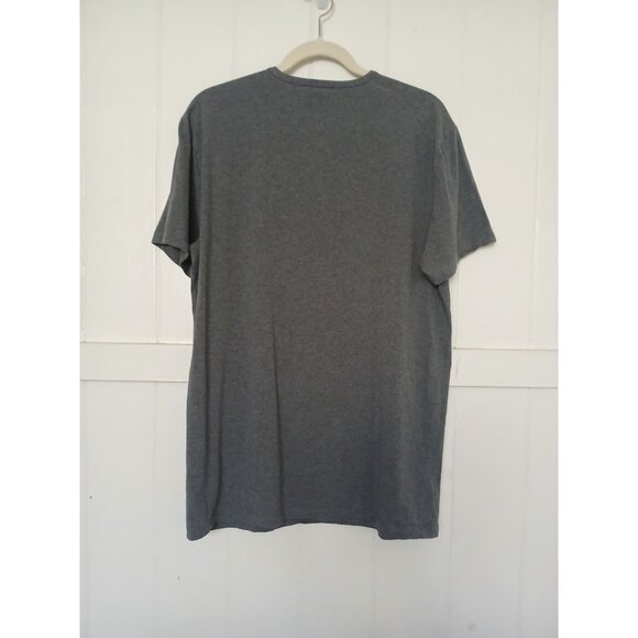 Psycho Bunny Short Sleeve Crewneck T Shirt Mens XL Gray Heather Cotton Pink Logo - Picture 2 of 11